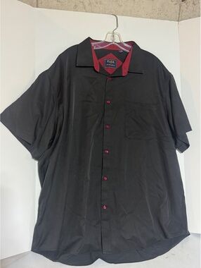 FLEX Mens Luxury Collection Short Sleeve Button-Up Shirt 3XL